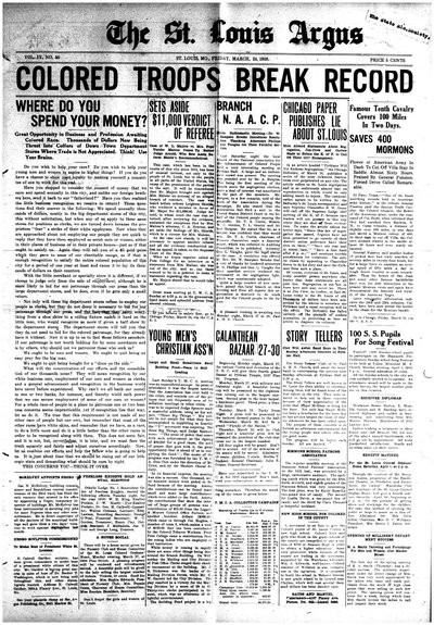St. Louis Argus, Mar 24, 1916