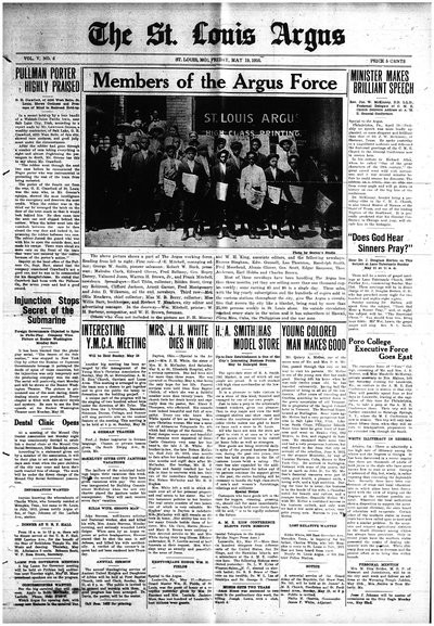 St. Louis Argus, May 19, 1916