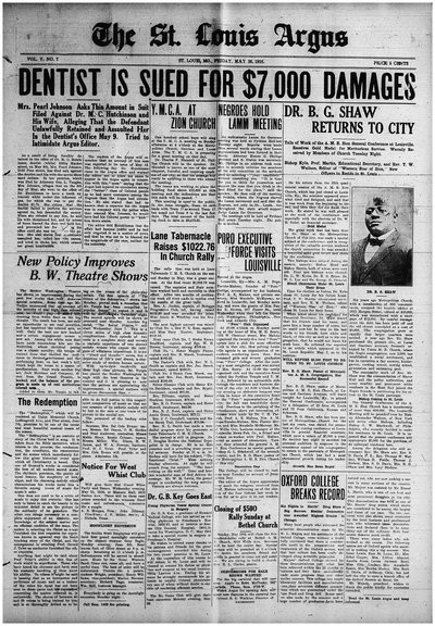 St. Louis Argus, May 26, 1916