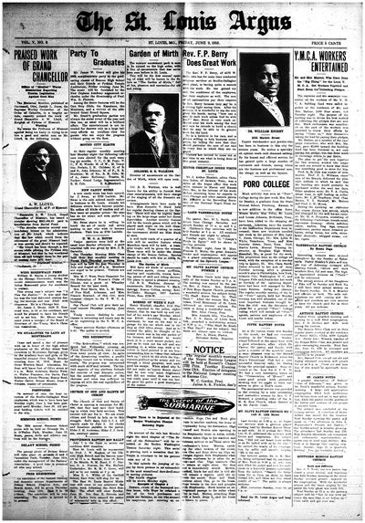 St. Louis Argus, Jun 9, 1916