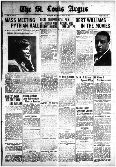 St. Louis Argus, Jul 21, 1916