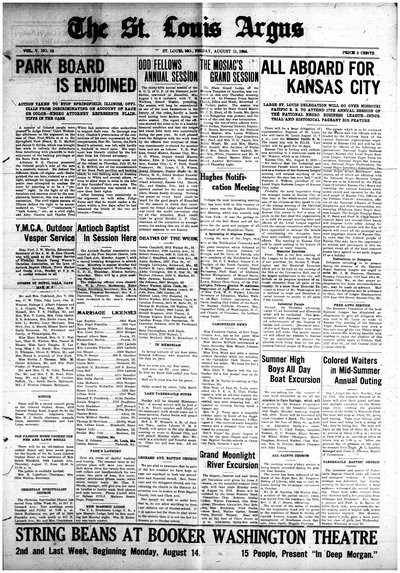 St. Louis Argus, Aug 11, 1916