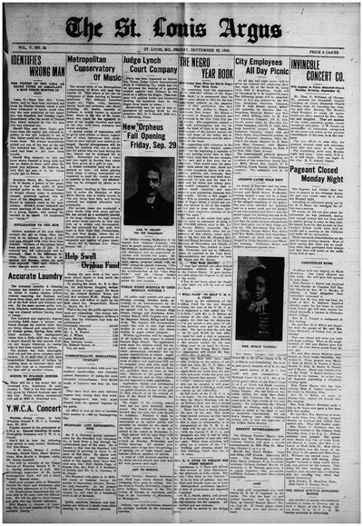 St. Louis Argus, Sep 22, 1916