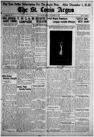 St. Louis Argus, Nov 17, 1916