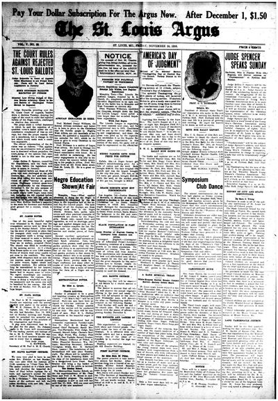 St. Louis Argus, Nov 24, 1916