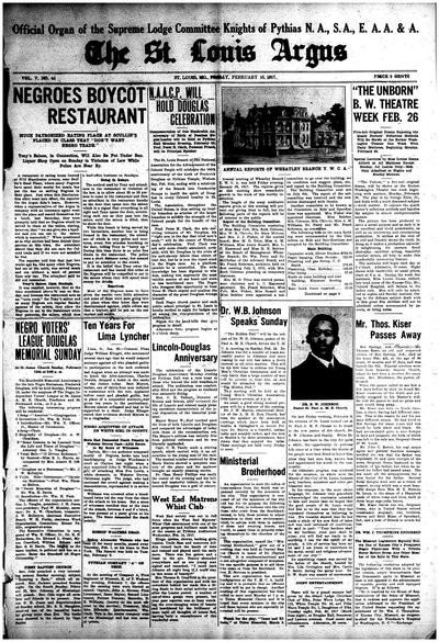 St. Louis Argus, Feb 16, 1917