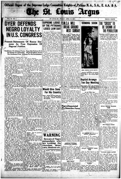 St. Louis Argus, Apr 25, 1917