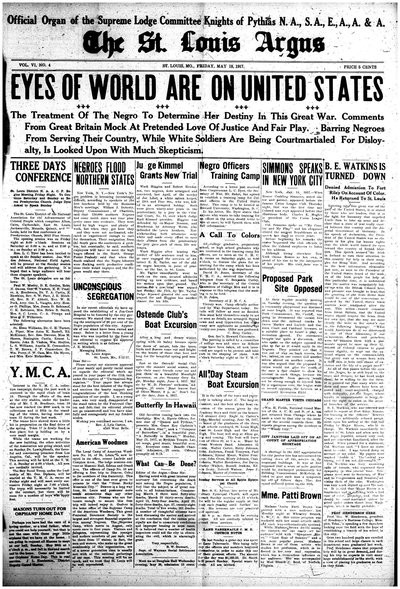 St. Louis Argus, May 18, 1917