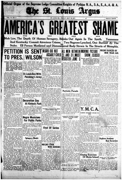 St. Louis Argus, May 25, 1917