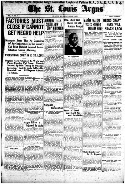 St. Louis Argus, Jun 8, 1917