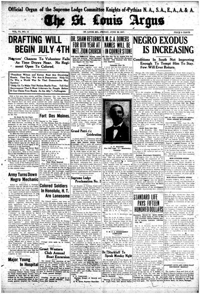 St. Louis Argus, Jun 29, 1917