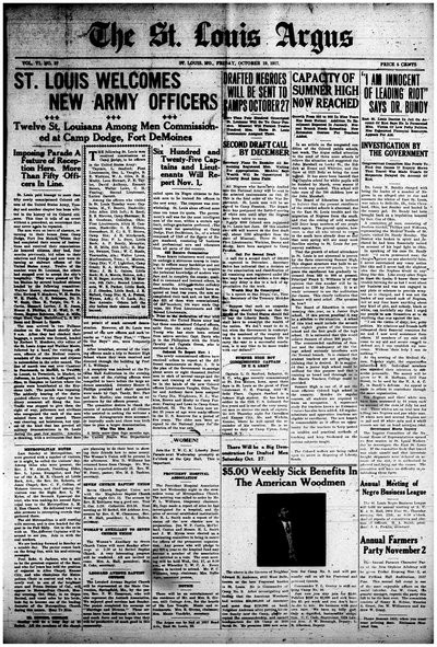St. Louis Argus, Oct 19, 1917