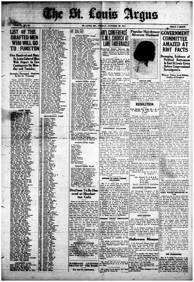 St. Louis Argus, Oct 26, 1917