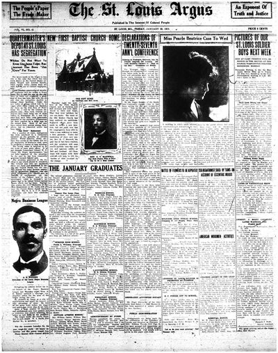 St. Louis Argus, Jan 25, 1918