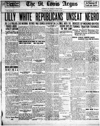 St. Louis Argus, Feb 15, 1918