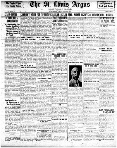 St. Louis Argus, Mar 8, 1918
