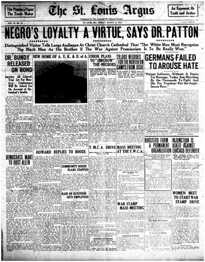St. Louis Argus, Mar 15, 1918
