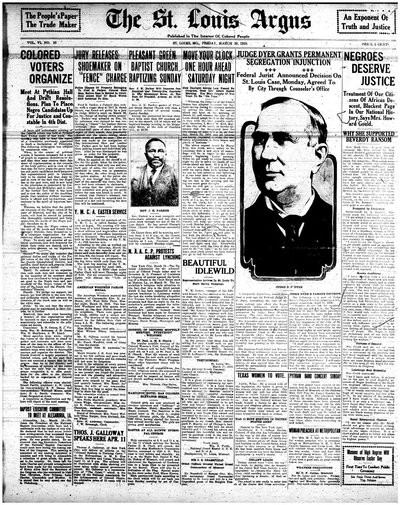 St. Louis Argus, Mar 29, 1918
