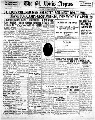 St. Louis Argus, Apr 26, 1918