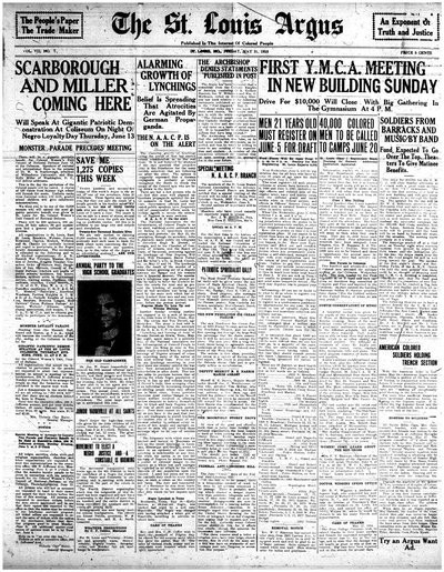 St. Louis Argus, May 31, 1918