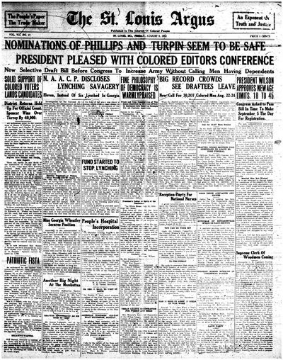 St. Louis Argus, Aug 9, 1918