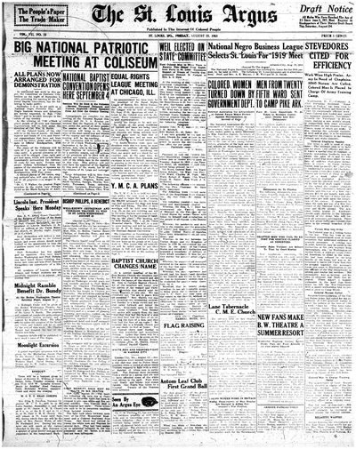 St. Louis Argus, Aug 23, 1918