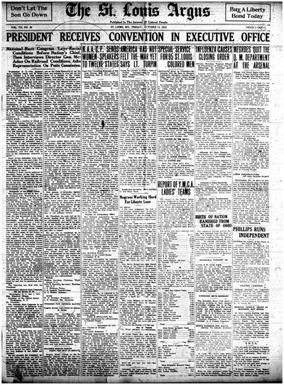 St. Louis Argus, Oct 11, 1918