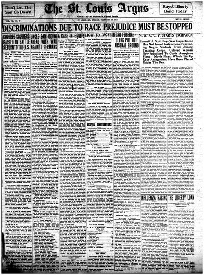 St. Louis Argus, Oct 18, 1918
