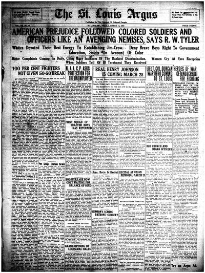 St. Louis Argus, Mar 14, 1919