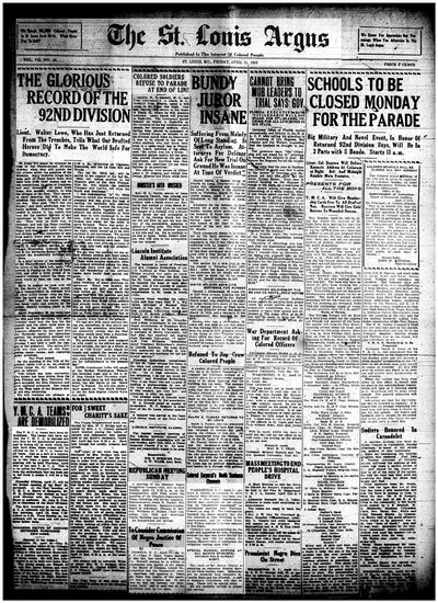 St. Louis Argus, Apr 11, 1919