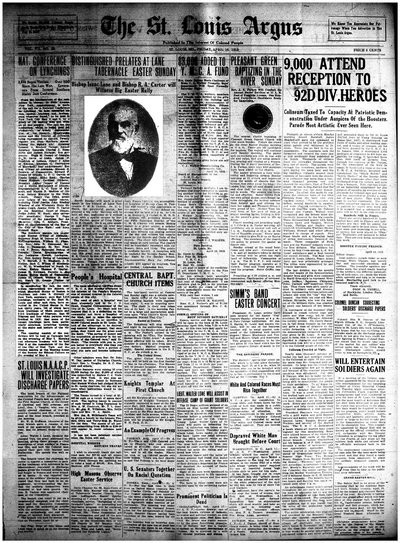 St. Louis Argus, Apr 18, 1919