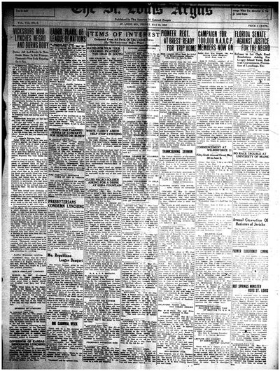 St. Louis Argus, May 23, 1919
