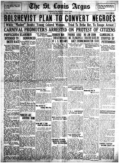 St. Louis Argus, Jul 11, 1919