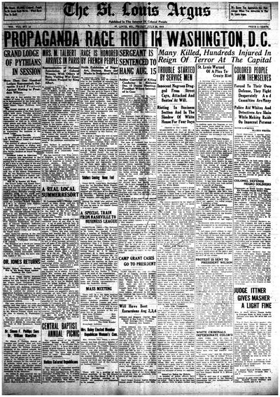 St. Louis Argus, Jul 25, 1919