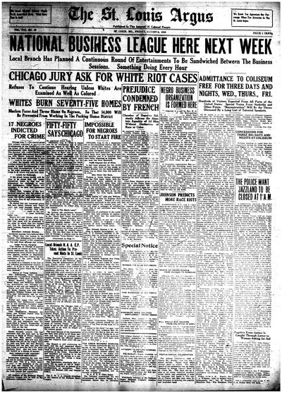 St. Louis Argus, Aug 8, 1919