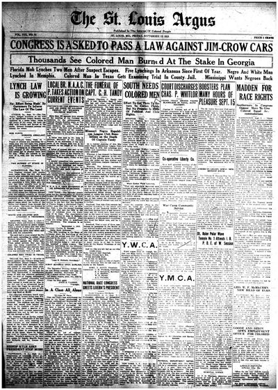 St. Louis Argus, Sep 12, 1919