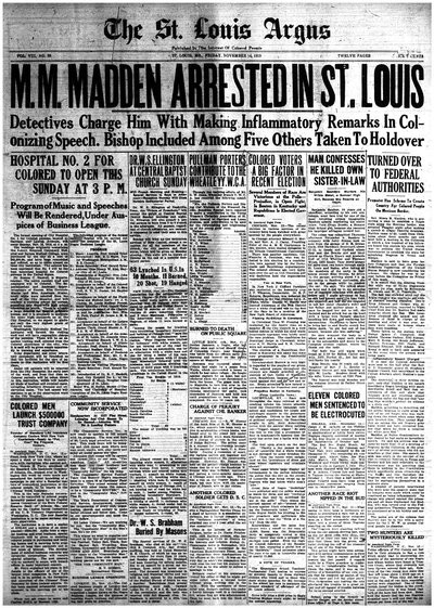 St. Louis Argus, Nov 14, 1919
