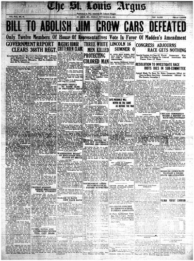 St. Louis Argus, Nov 28, 1919