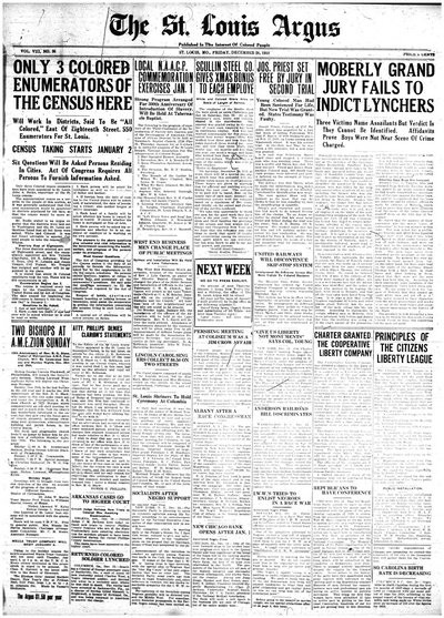 St. Louis Argus, Dec 26, 1919