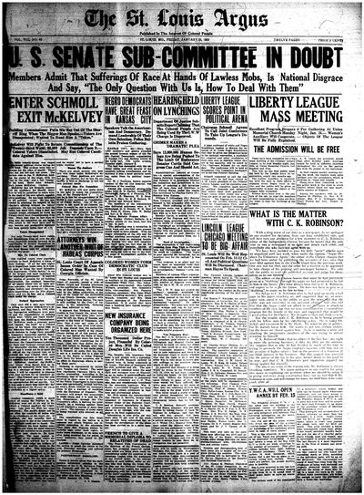 St. Louis Argus, Jan 23, 1920