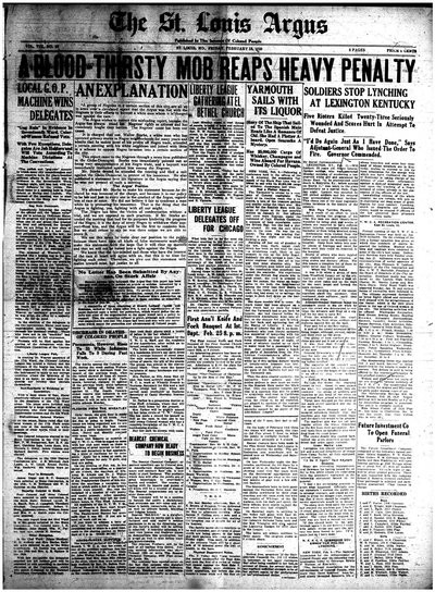 St. Louis Argus, Feb 13, 1920