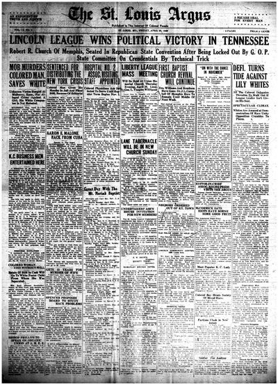 St. Louis Argus, Apr 23, 1920