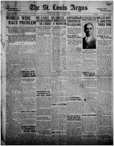 St. Louis Argus, Jan 21, 1921