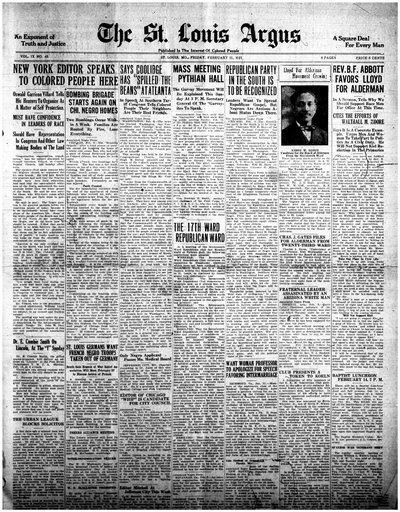 St. Louis Argus, Feb 13, 1921
