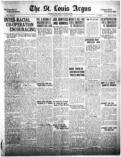 St. Louis Argus, Mar 11, 1921