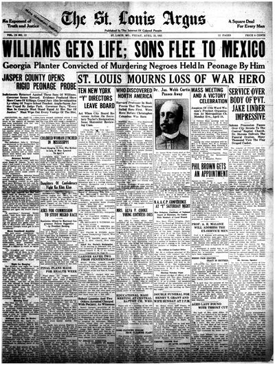 St. Louis Argus, Apr 15, 1921