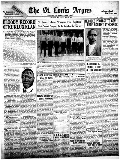 St. Louis Argus, May 20, 1921