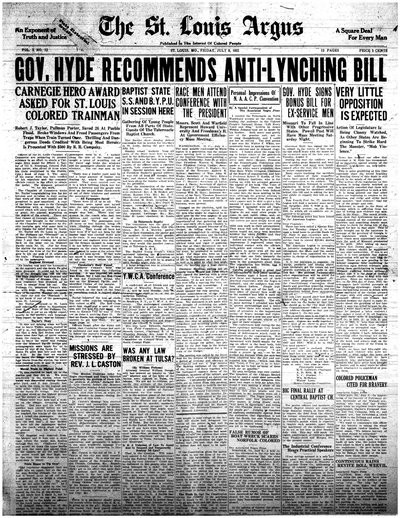 St. Louis Argus, Jul 8, 1921