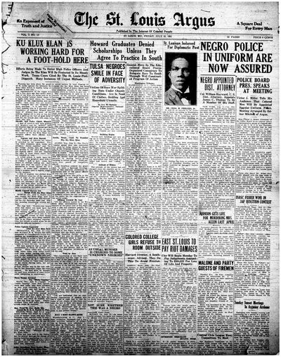 St. Louis Argus, Jul 15, 1921