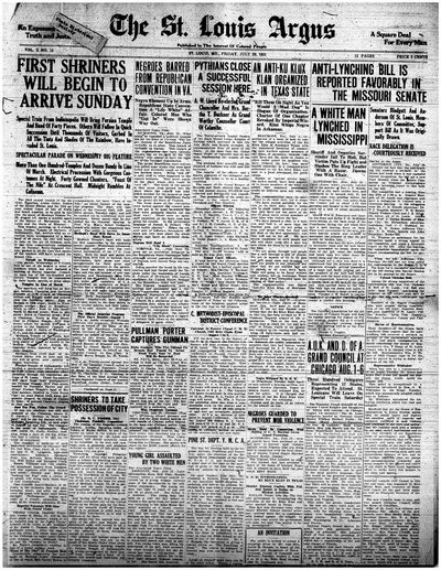 St. Louis Argus, Jul 29, 1921